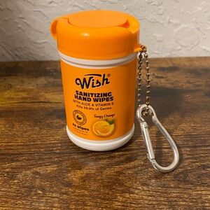 Wish Orange Sanitizing Hand Wipes with Aloe & Vitamin E